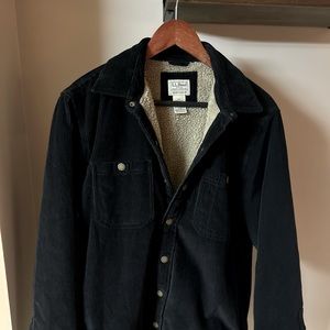 LL Bean Mens Corduroy Shirt Jacket NEW without tags